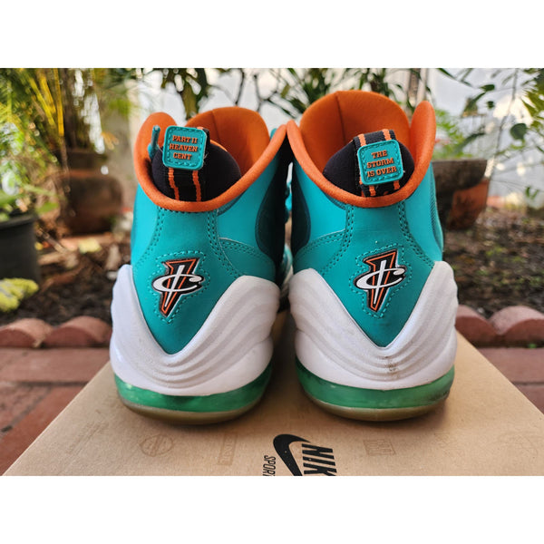 Nike Air Max Penny V Miami Dolphins Orange Green White 537331-300 Men’s Size 11