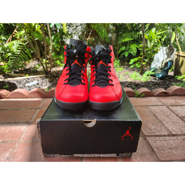 Air Jordan 6 Retro Infrared 23 Toro Mens Sneakers 384664-623 Size 10.5