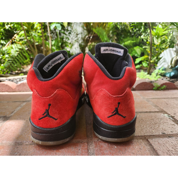 Nike Air Jordan Retro 5 V Raging Bull Red toro bravo Mens Size 10.5