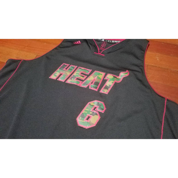 Men's adidas Miami Heat Lebron James Camo NBA Basketball jersey
