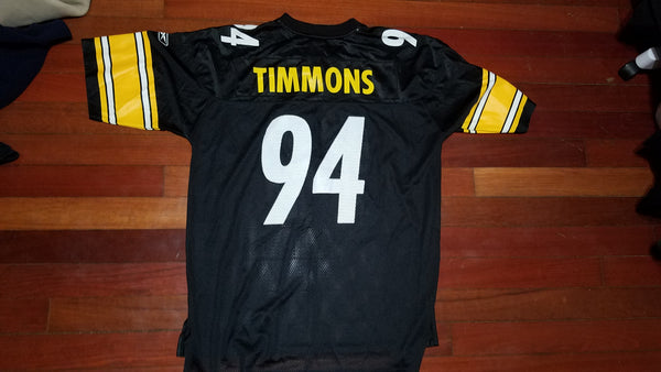 MENS - Worn Pitt. Steelers Timmons Jersey sz XL