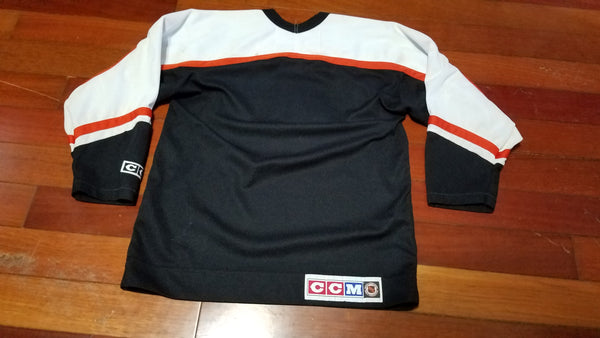 KIDS - Worn vtg Philly Flyers Hockey jersey sz XL