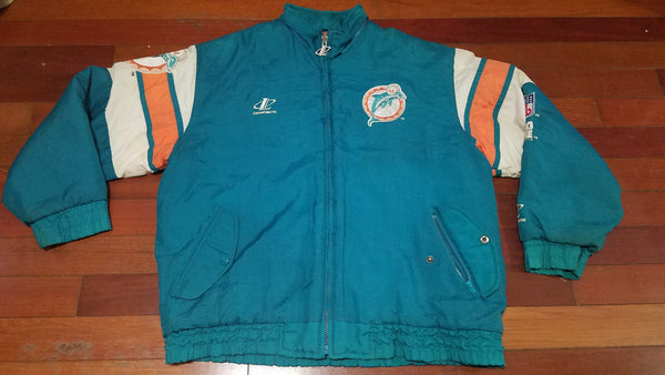MENS - vtg Miami Dolphins jacket sz XL